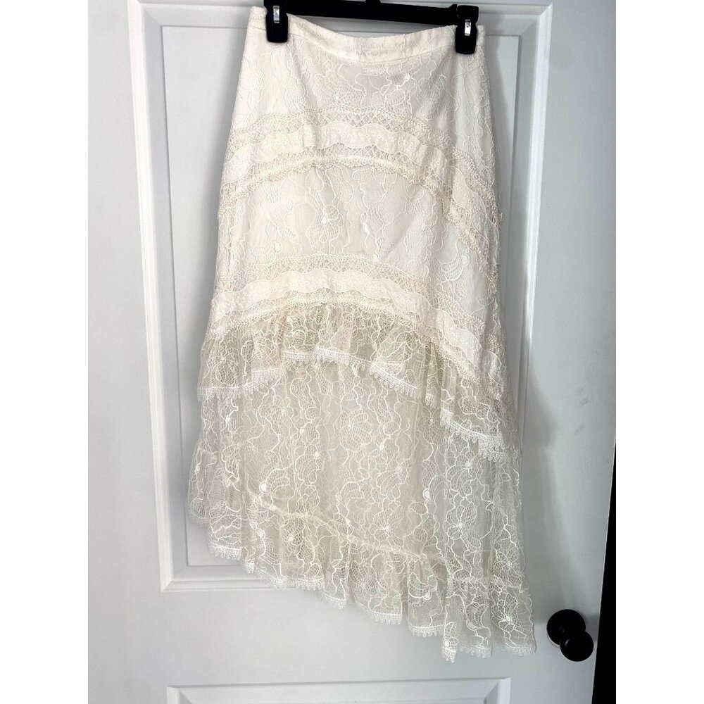 ALEXIS - Firuza Skirt - White